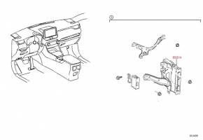 Engine stop and start module Toyota Rav4 19-25