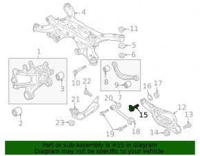 Болт развальный Mazda 6 14-21 74мм