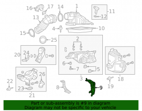Кронштейн корпуса воздушного фильтра Honda CRV 12-14