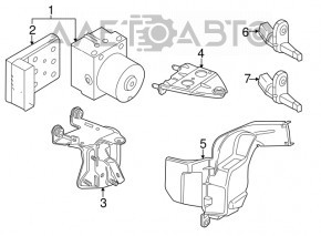 ABS АБС VW Jetta 15-15 USA