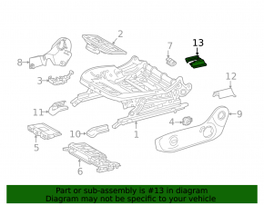 Заглушка салазки водительского сиденья задняя правая Mercedes A-class V177 19-22 черная