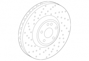 Диск тормозной передний Mercedes G-class W463 G63 19-24 400/37 мм