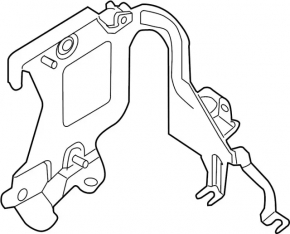 Кронштейн блока ECU Nissan Pathfinder 13-20 hybrid