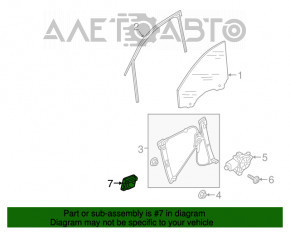 Компьютер двери передней правой Audi A4 B9 17-25