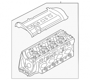 Головка блока цилиндров в сборе Audi A5 F5 17-25 2.0T 73к