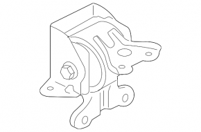 Подушка двигателя левая Mitsubishi Outlander Sport ASX 10-23 2.0