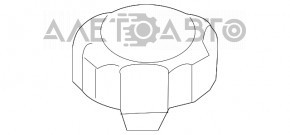 Крышка расширительного бачка охлаждения Volvo S90 22-25