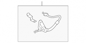 Трубка кондиционера компрессор-конденсер Infiniti G25 G35 G37 4d 06-12