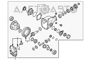Задній диференціал редуктор Infiniti FX35 03-08 RWD