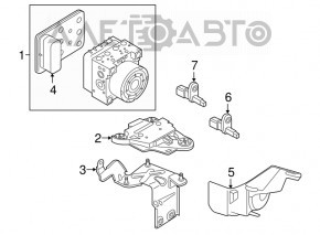 ABS АБС VW Atlas 18-19