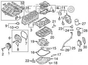 Датчик уровня масла VW Passat 20-22 2.0T