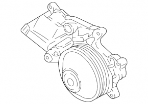 Помпа водяная BMW X5 F15 14-18 N57