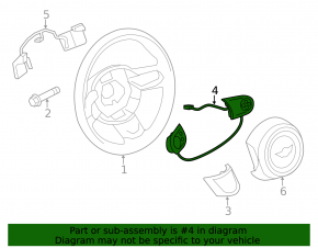 Кнопки управления на руле Mini Cooper Clubman R55 07-14