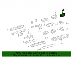 Кнопка паркинга Toyota Prius 50 16-18