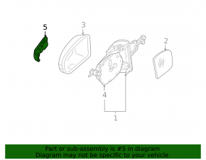 Поворотник дзеркала лівий Mercedes X164 GL W164 ML