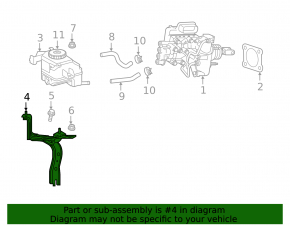 Кронштейн бачка ГТЦ Toyota Rav4 19-22 hybrid