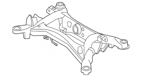 Підрамник задній Lexus IS250 IS300 IS350 06-10