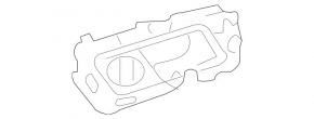Ручка двери внутренняя задняя левая Mercedes W164 ML