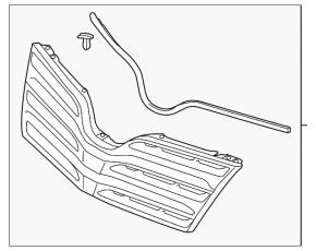 Решітка радіатора grill Toyota Venza 13-15 рест