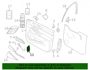 Кнопка центрального замка передняя левая BMW X5 G05 19-26