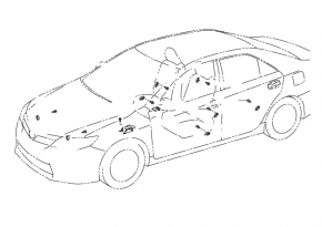 OCCUPANT DETECTION SENSOR Toyota Camry v50 12-14 usa