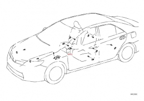 OCCUPANT DETECTION SENSOR Toyota Camry v50 12-14 usa