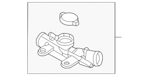 Горловина радиатора Mazda CX-50 23-26 2.5 с крышкой