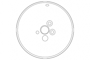 Комплект дисків R17 5*114.3 4шт Toyota Camry v50 12-14 usa XLE