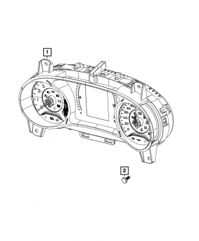 Щиток приборов Jeep Compass 23-26 7к