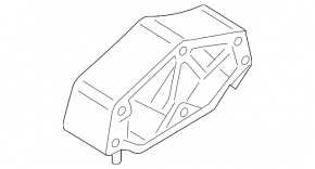 Подушка кпп задняя Ford Mustang mk6 18-23 2.3T под 10 ступ АКПП