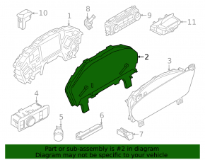 Щиток приборов Ford Escape MK4 20-21 High series-analog