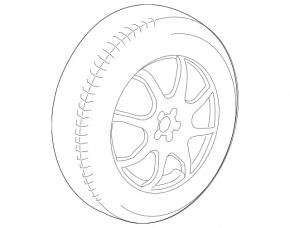 Запасне колесо докатка Mercedes GLC 16-22 R19 145/80