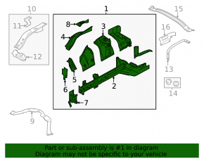 Четверть передняя левая Ford Mustang mk6 15-23