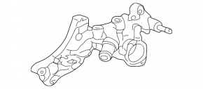 Корпус термостата в сборе Acura MDX 14-15
