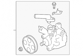 Насос ГУР гідропідсилювача Subaru Forester 08-13 2.5T