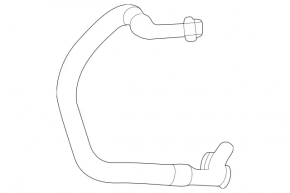 Трубка кондиционера компрессор-печка первая Mercedes W167 GLE 350 20-23 2.0T