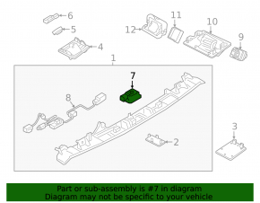 Кнопка открытия двери багажника Land Rover Range Rover Velar 18-23