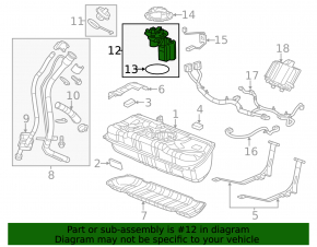 Топливный насос бензонасос Chevrolet Volt 11-15