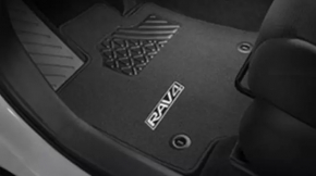 Комплект килимків салону Toyota Rav4 19-24 тканина, чорний