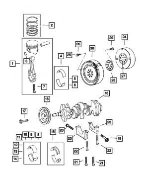 Решітка двірників пластик Jeep Compass 11-16