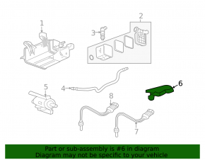 Датчик давления воздуха MAP sensor GMC Terrain 10-17