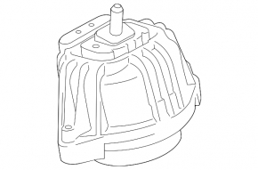 Подушка двигуна ліва BMW X3 F25 13-17 2.0T