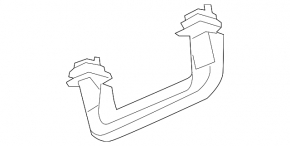 Ручка потолка Ford Focus mk3 11-18 серая