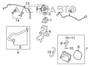 Лямбда-зонд первый Mazda CX-5 17-18 2.5