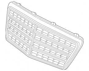 Грати радіатора grill Mercedes W211 дорест