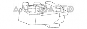 Управление стеклоподъемником переднее левое Honda Civic 4d 06-09 без кнопок