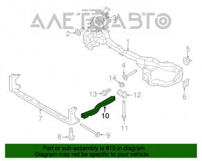 Молдинг решетки радиатора grill правый Toyota Camry v70 18-20