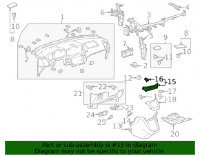 Накладка торпеды под прикуриватель Lexus RX300 RX330 RX350 RX400h 04-09 под дерево