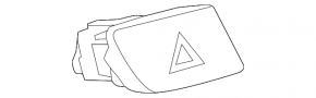 Кнопка аварийной сигнализации Toyota Avalon 13-18