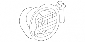 Корпус лючка бензобака Ford Focus mk3 11-18 5d